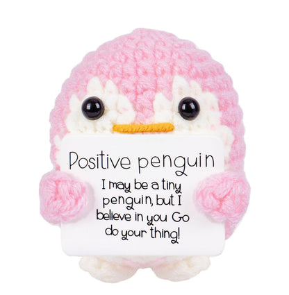 Positive Sayings Knitted Handmade Hook Weaving Doll