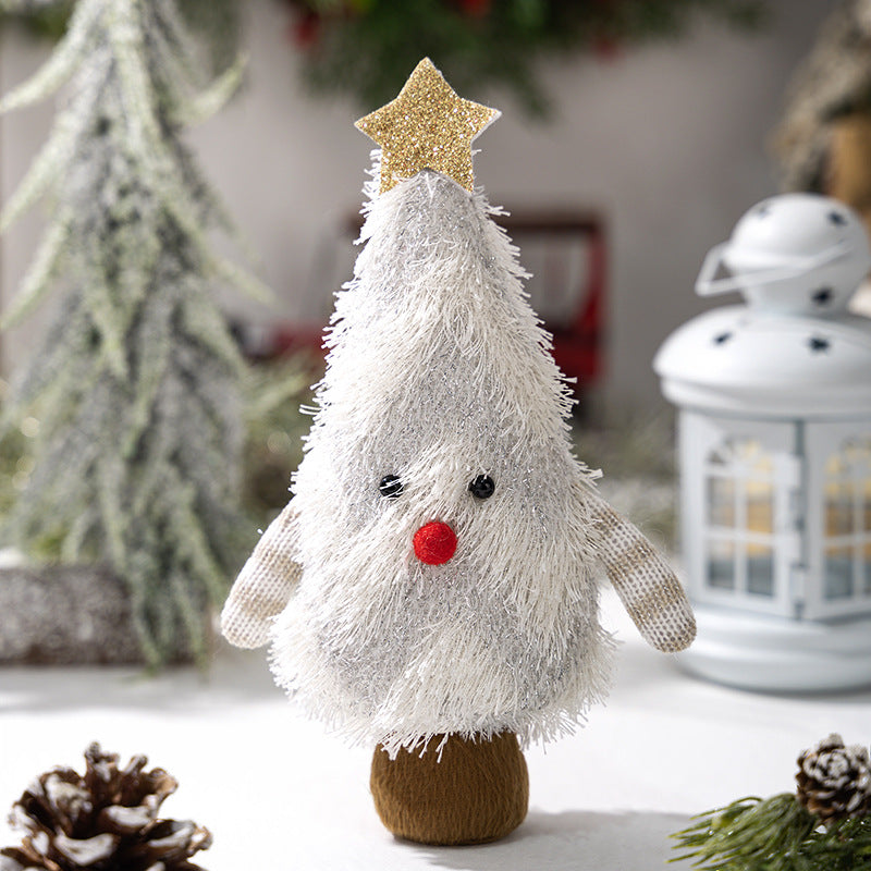 Creative Christmas tree shaped figurine decorations for Christmas