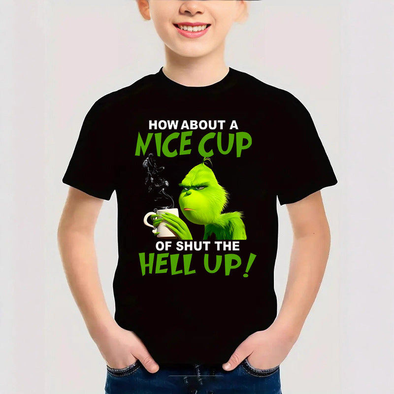 Cotton Christmas Children's Short Sleeve T-Shirt