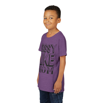 Sassy Like Mom Youth Tee - Trendy Short Sleeve Shirt for Kids