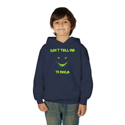Don't Tell Me to Smile Youth Hoodie