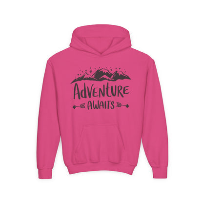 Adventure Awaits Youth Hooded Sweatshirt