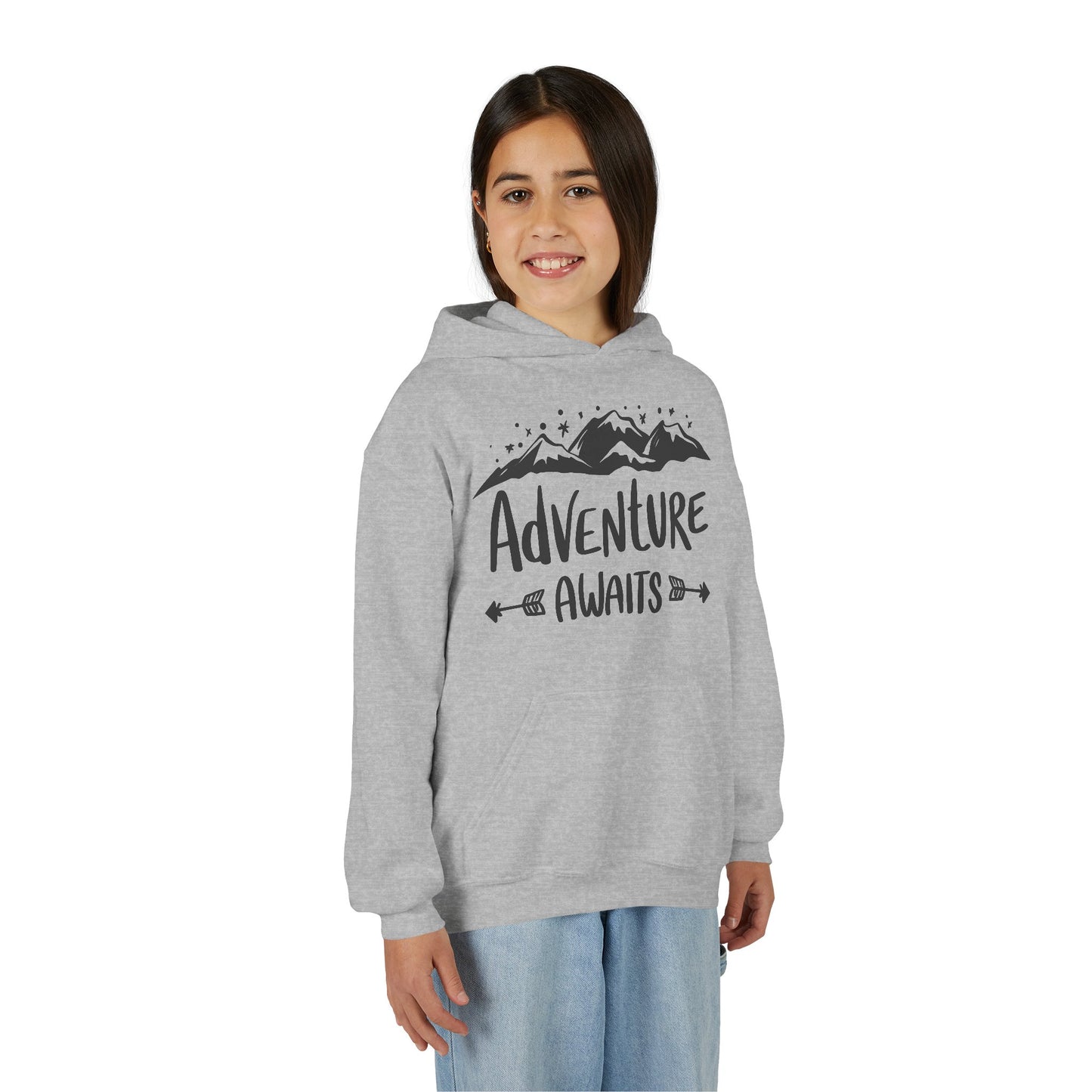 Adventure Awaits Youth Hooded Sweatshirt