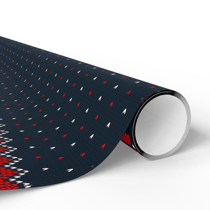 Festive Christmas Sweater Wrapping Paper Roll for Holidays