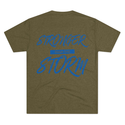 Stronger Than The Storm Unisex Tri-Blend Crew Tee