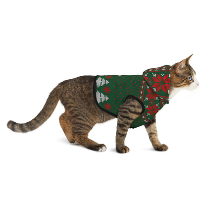Green Ugly Sweater Hoodie for Pets