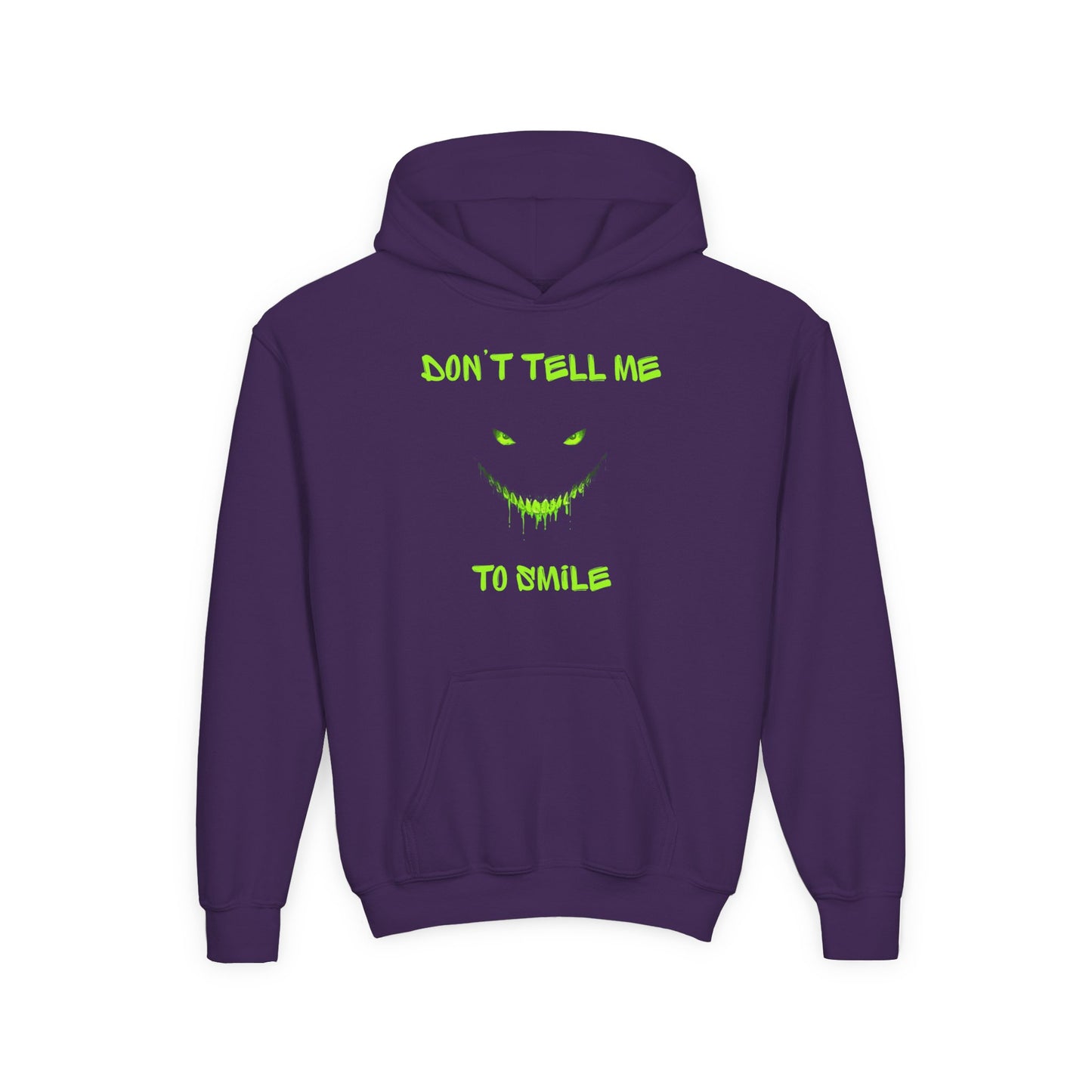 Don't Tell Me to Smile Youth Hoodie