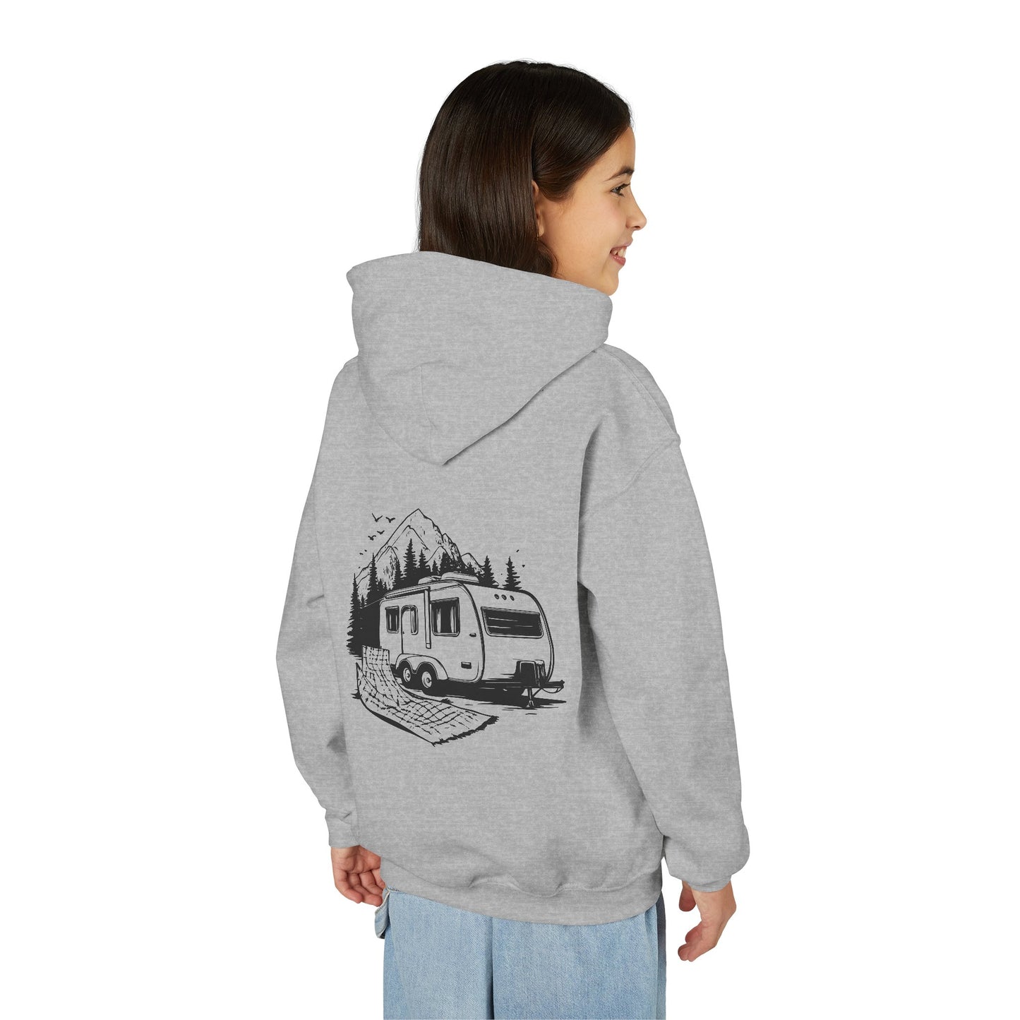 Adventure Awaits Youth Hooded Sweatshirt
