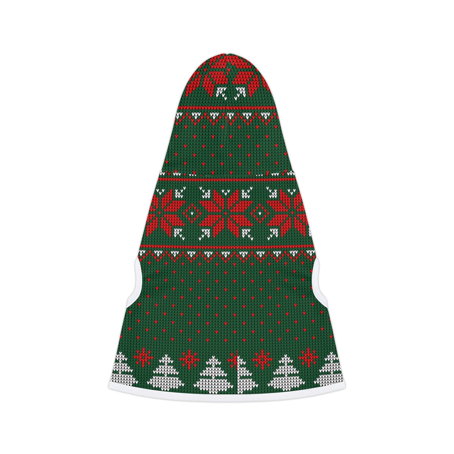 Green Ugly Sweater Hoodie for Pets