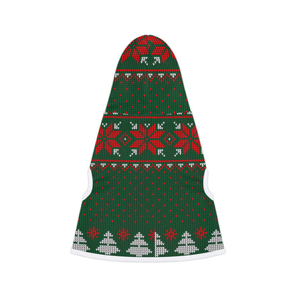 Green Ugly Sweater Hoodie for Pets