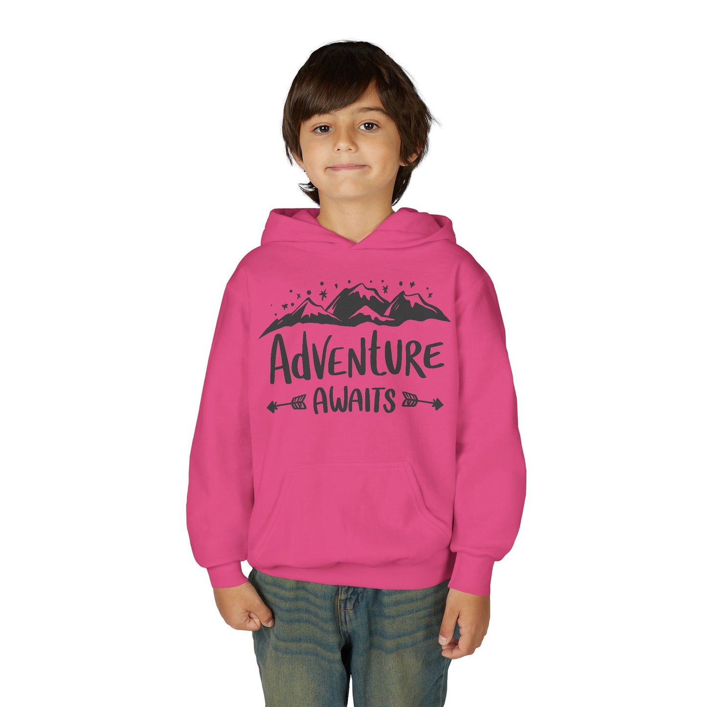 Adventure Awaits Youth Hooded Sweatshirt