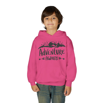 Adventure Awaits Youth Hooded Sweatshirt