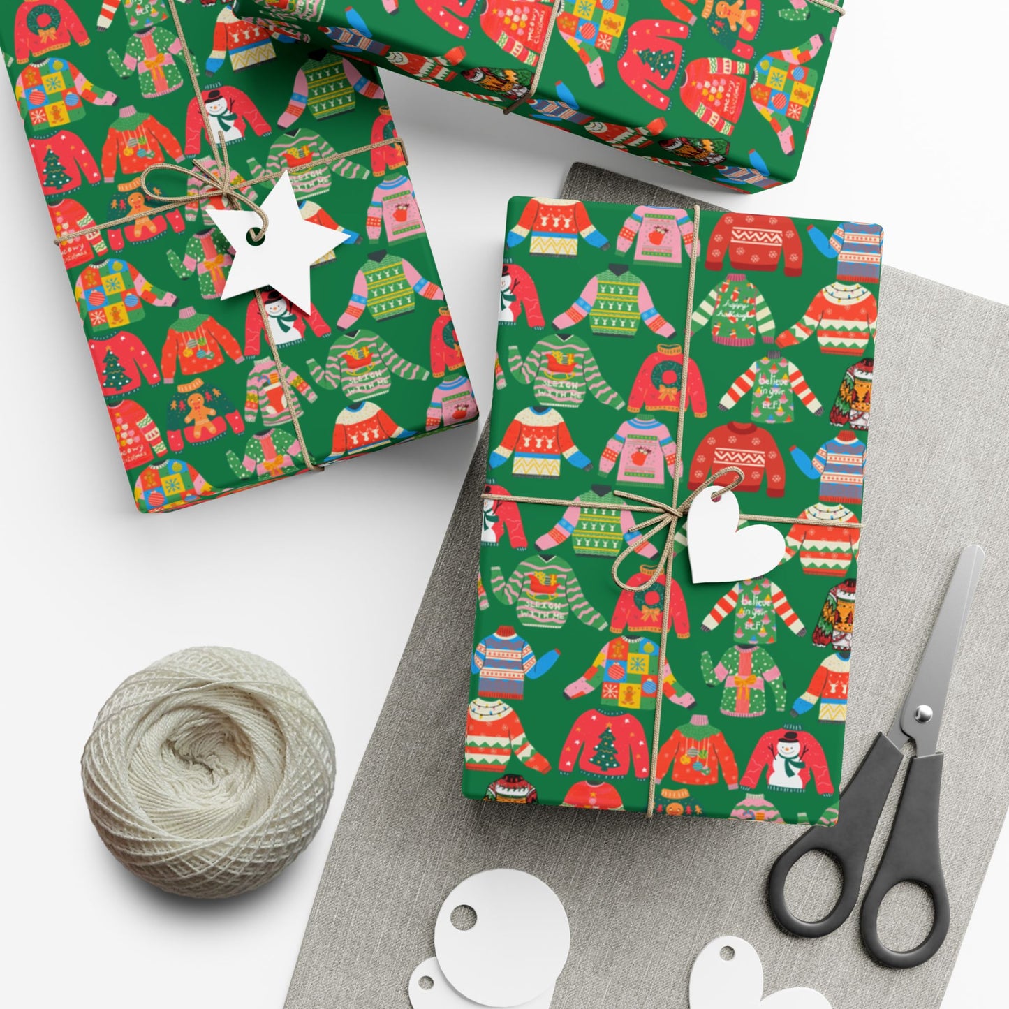 Ugly Sweater Holiday Gift Wrap