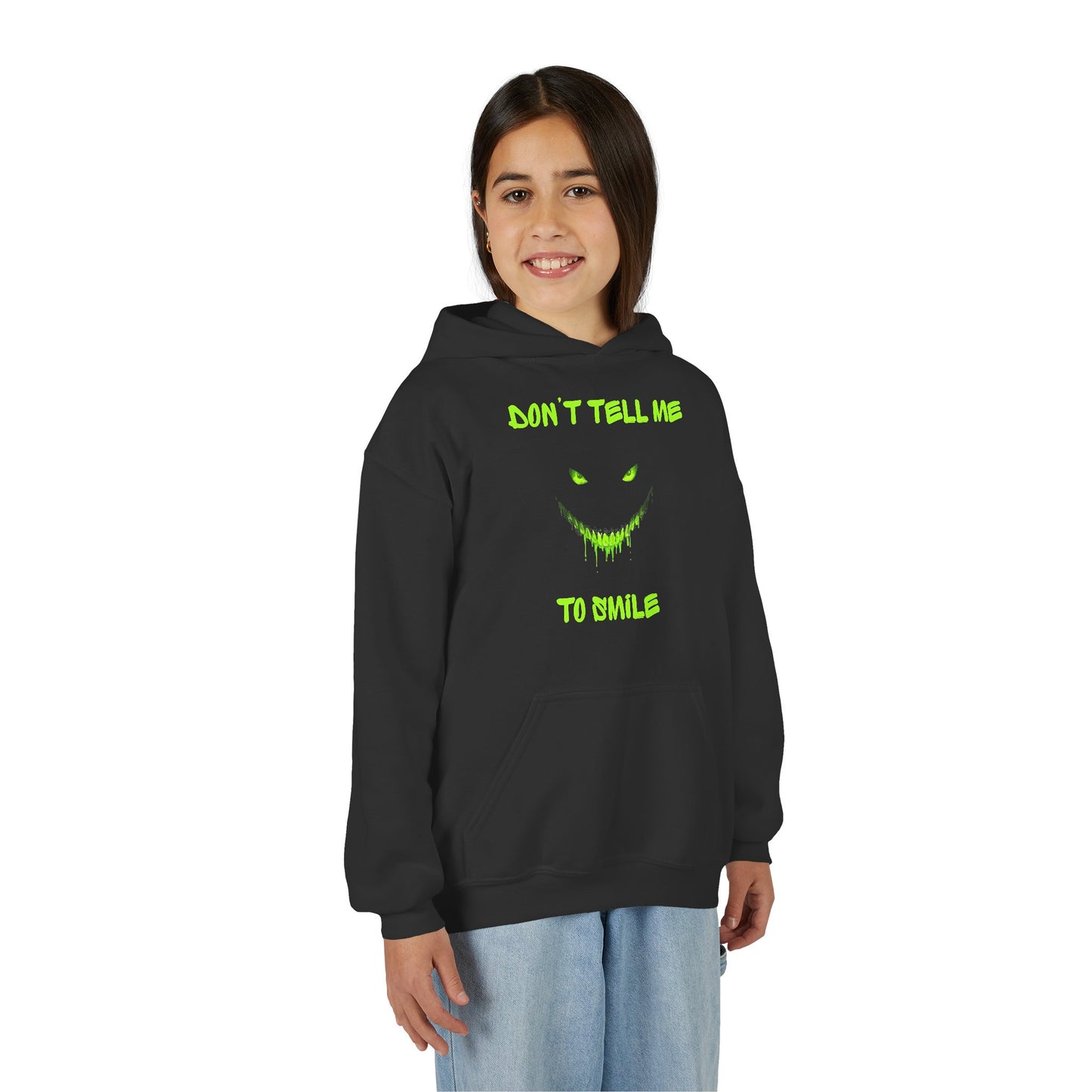 Don't Tell Me to Smile Youth Hoodie