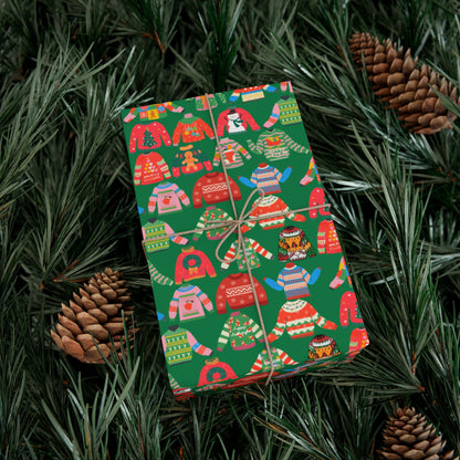 Ugly Sweater Holiday Gift Wrap