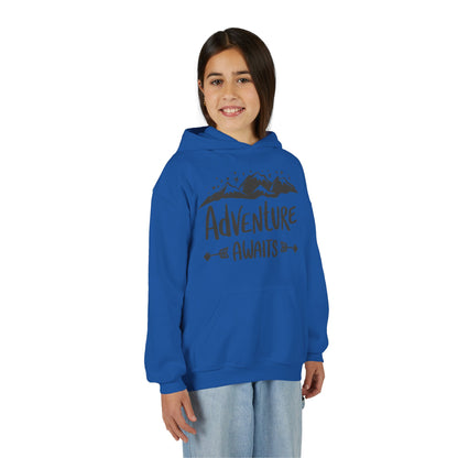 Adventure Awaits Youth Hooded Sweatshirt