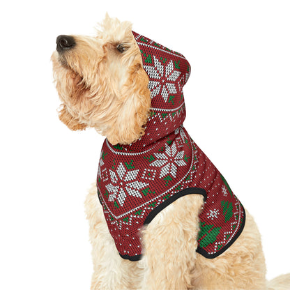 Pet Hoodie - Red Ugly Christmas Sweater for Pets