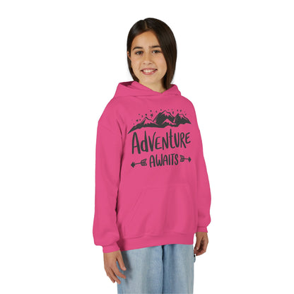 Adventure Awaits Youth Hooded Sweatshirt