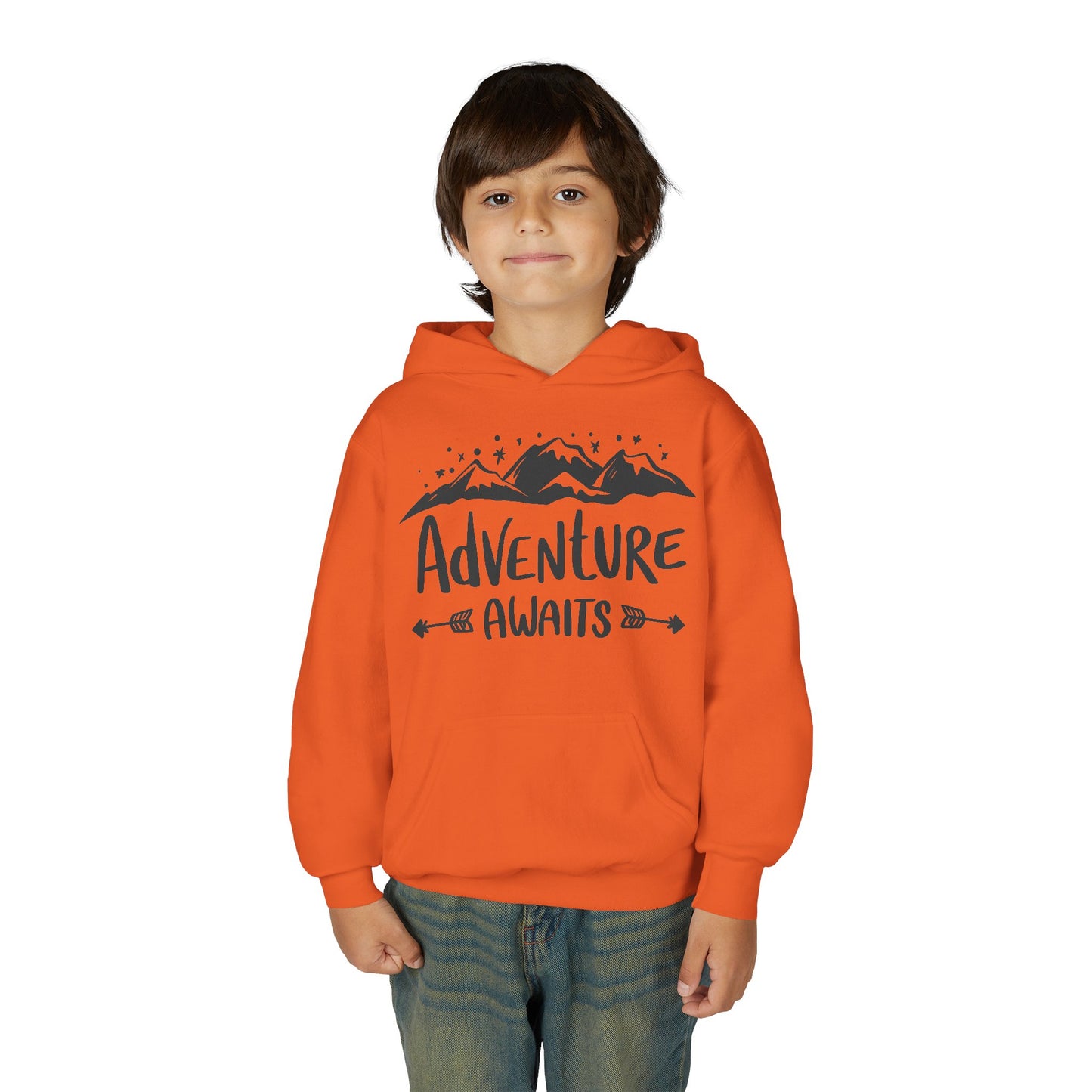 Adventure Awaits Youth Hooded Sweatshirt
