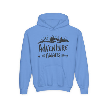Adventure Awaits Youth Hooded Sweatshirt
