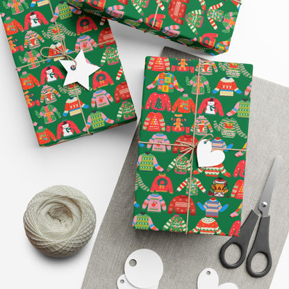 Ugly Sweater Holiday Gift Wrap
