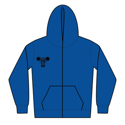 Cheerleader Youth Zipped Hoodie - Flip and Cheer Design
