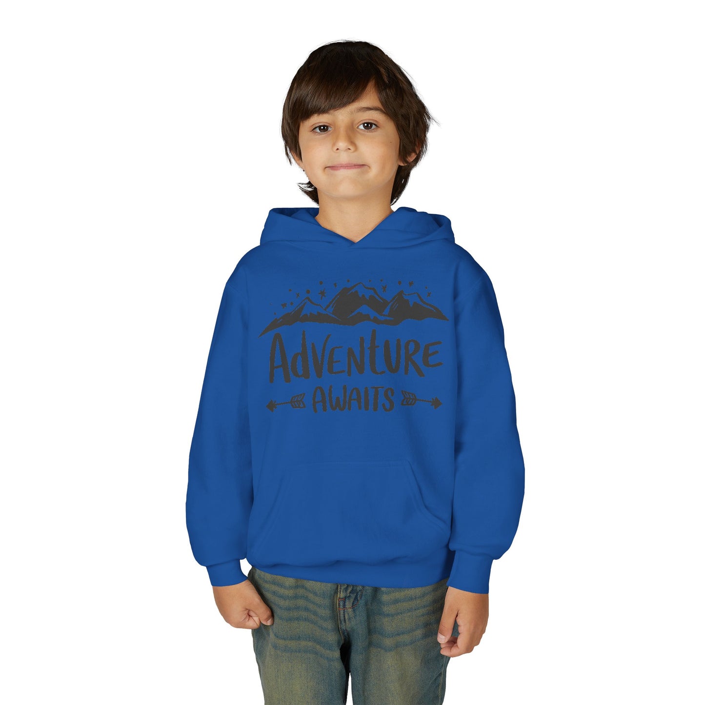 Adventure Awaits Youth Hooded Sweatshirt