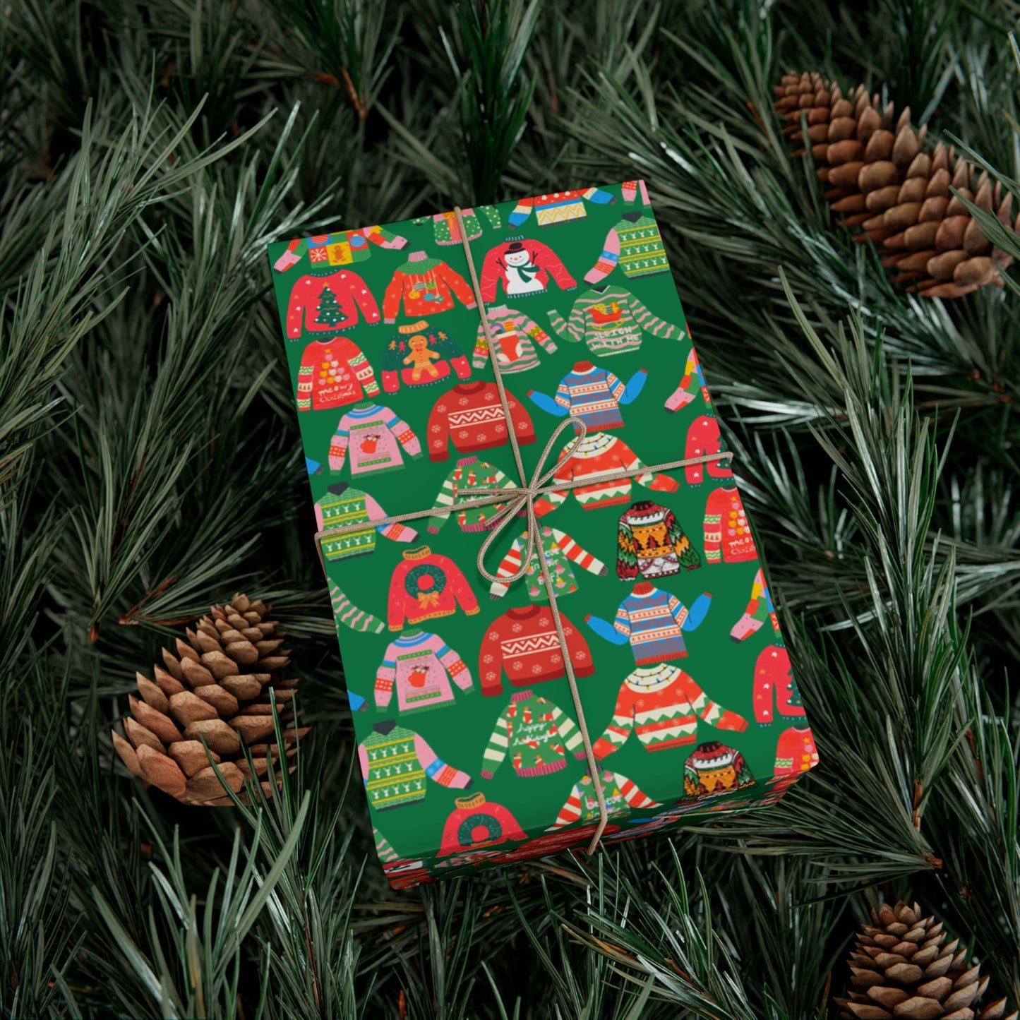Ugly Sweater Holiday Gift Wrap