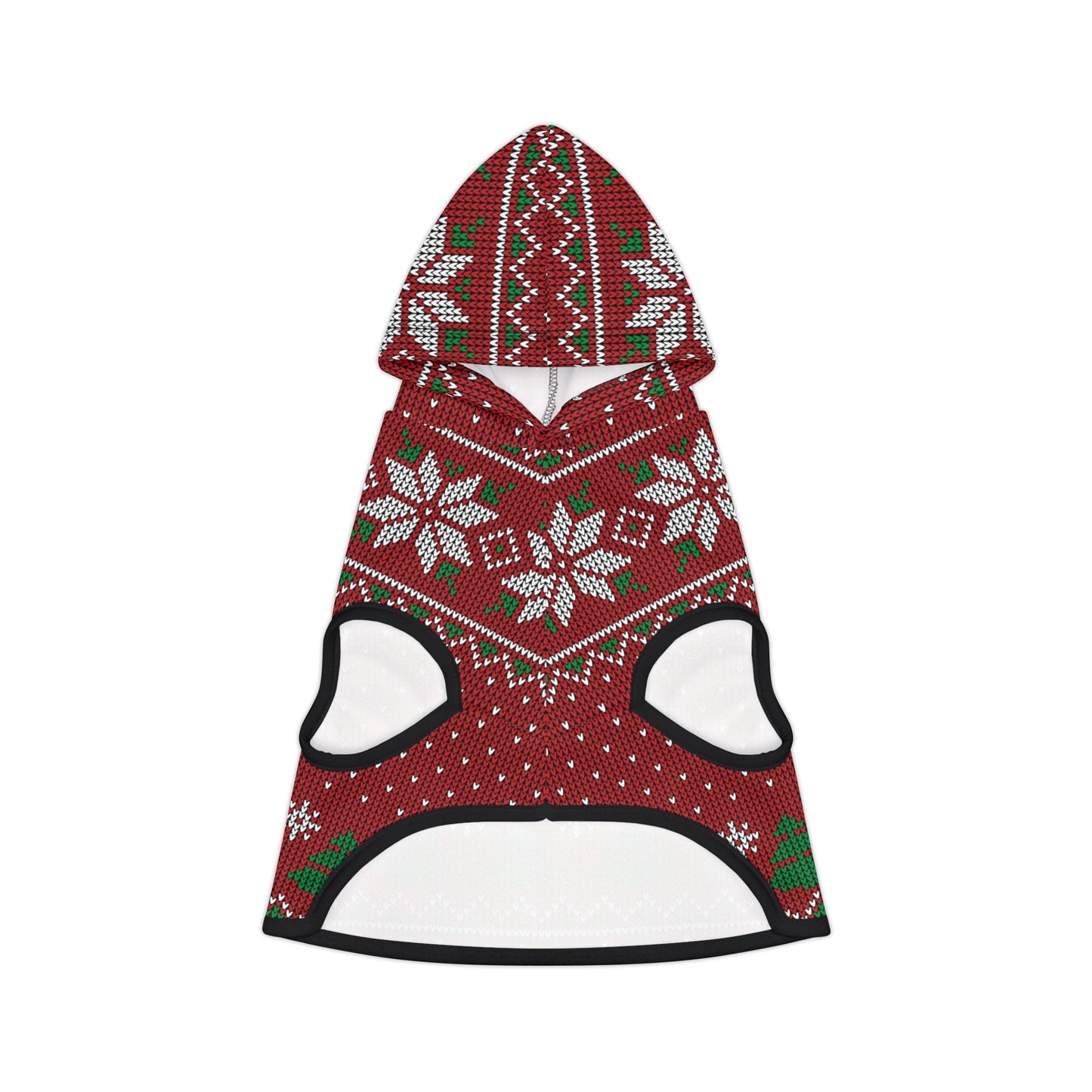 Pet Hoodie - Red Ugly Christmas Sweater for Pets