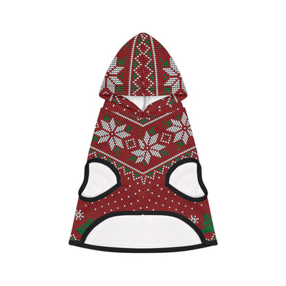 Pet Hoodie - Red Ugly Christmas Sweater for Pets