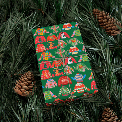 Ugly Sweater Holiday Gift Wrap