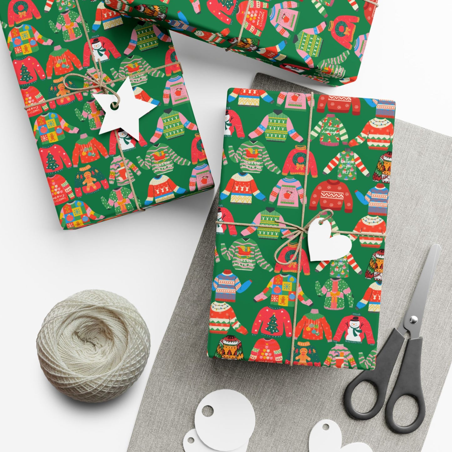 Ugly Sweater Holiday Gift Wrap