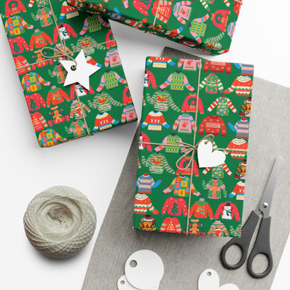 Ugly Sweater Holiday Gift Wrap
