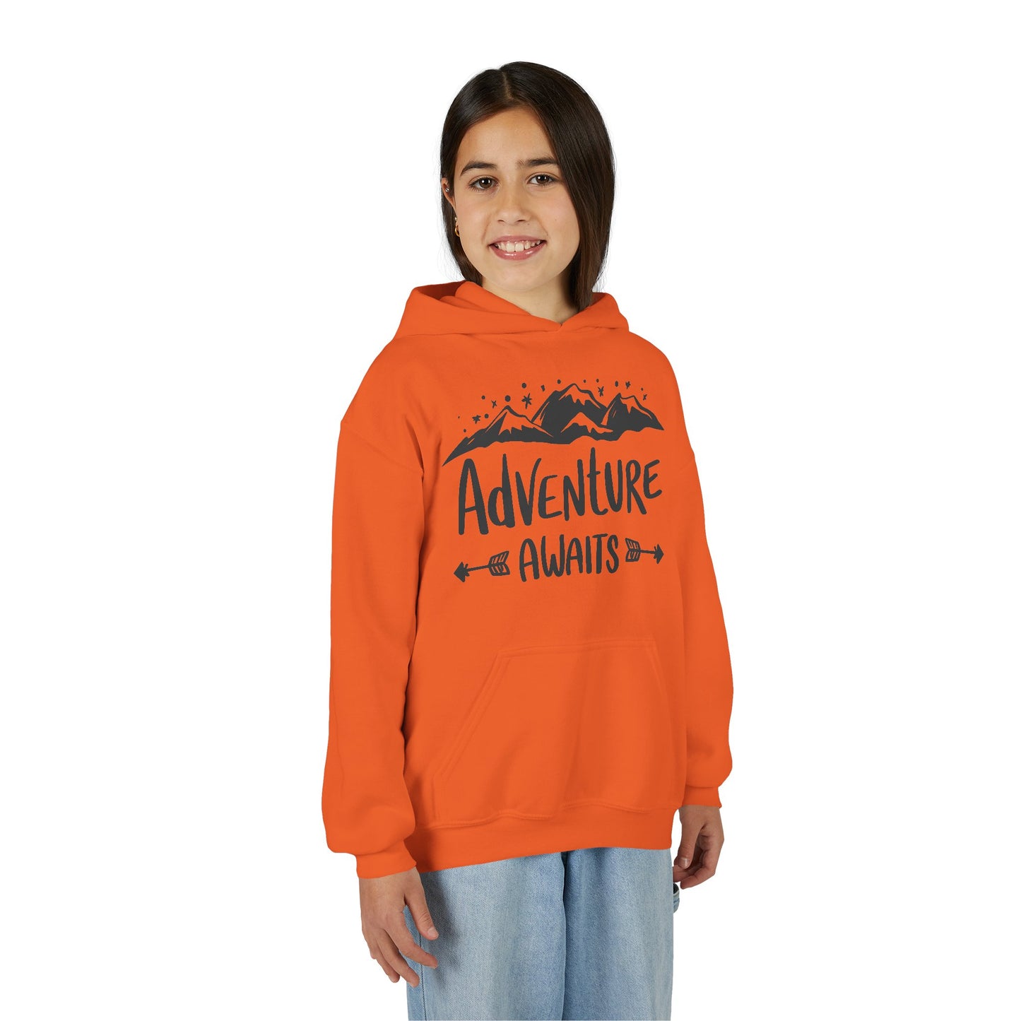 Adventure Awaits Youth Hooded Sweatshirt