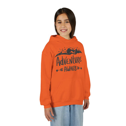 Adventure Awaits Youth Hooded Sweatshirt