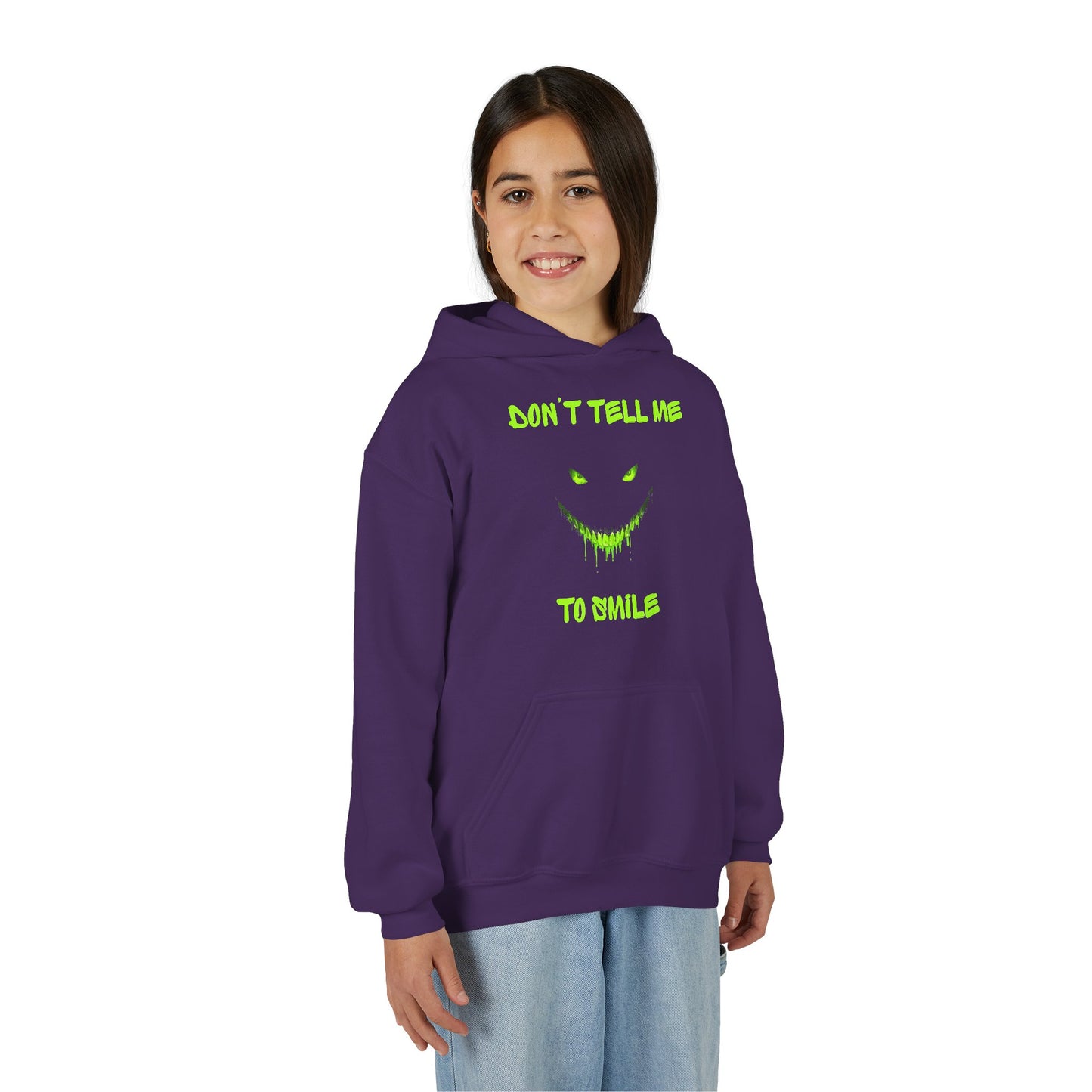 Don't Tell Me to Smile Youth Hoodie