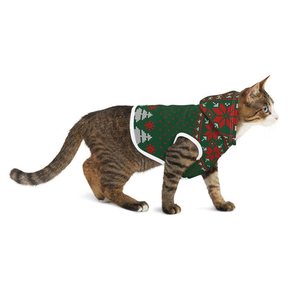 Green Ugly Sweater Hoodie for Pets