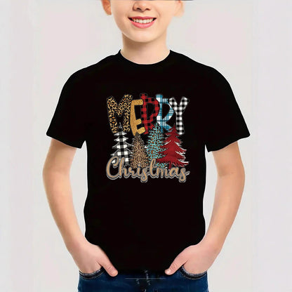 Cotton Christmas Children's Short Sleeve T-Shirt