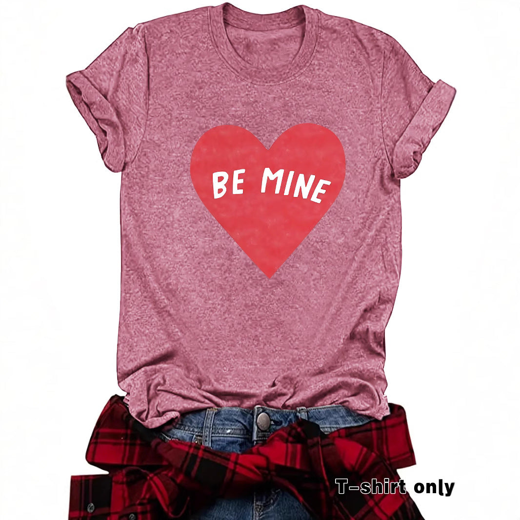 BE MINE Printed Short Sleeve