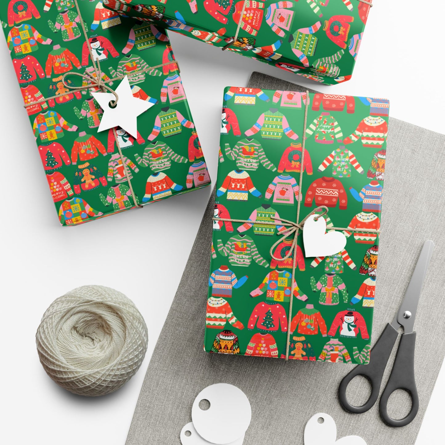 Ugly Sweater Holiday Gift Wrap