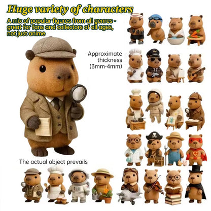 24-Day Capybara Advent Calendar with Hanging Pendants - Fun Christmas Countdown Party Gift for Kids & Adults