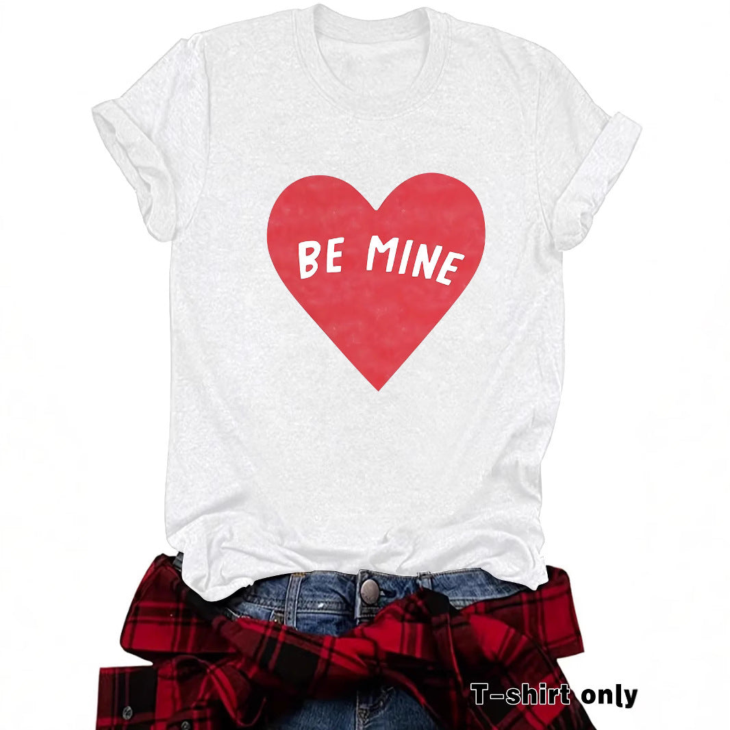 BE MINE Printed Short Sleeve