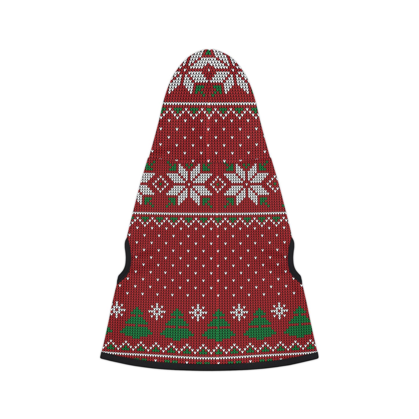 Pet Hoodie - Red Ugly Christmas Sweater for Pets