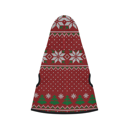 Pet Hoodie - Red Ugly Christmas Sweater for Pets