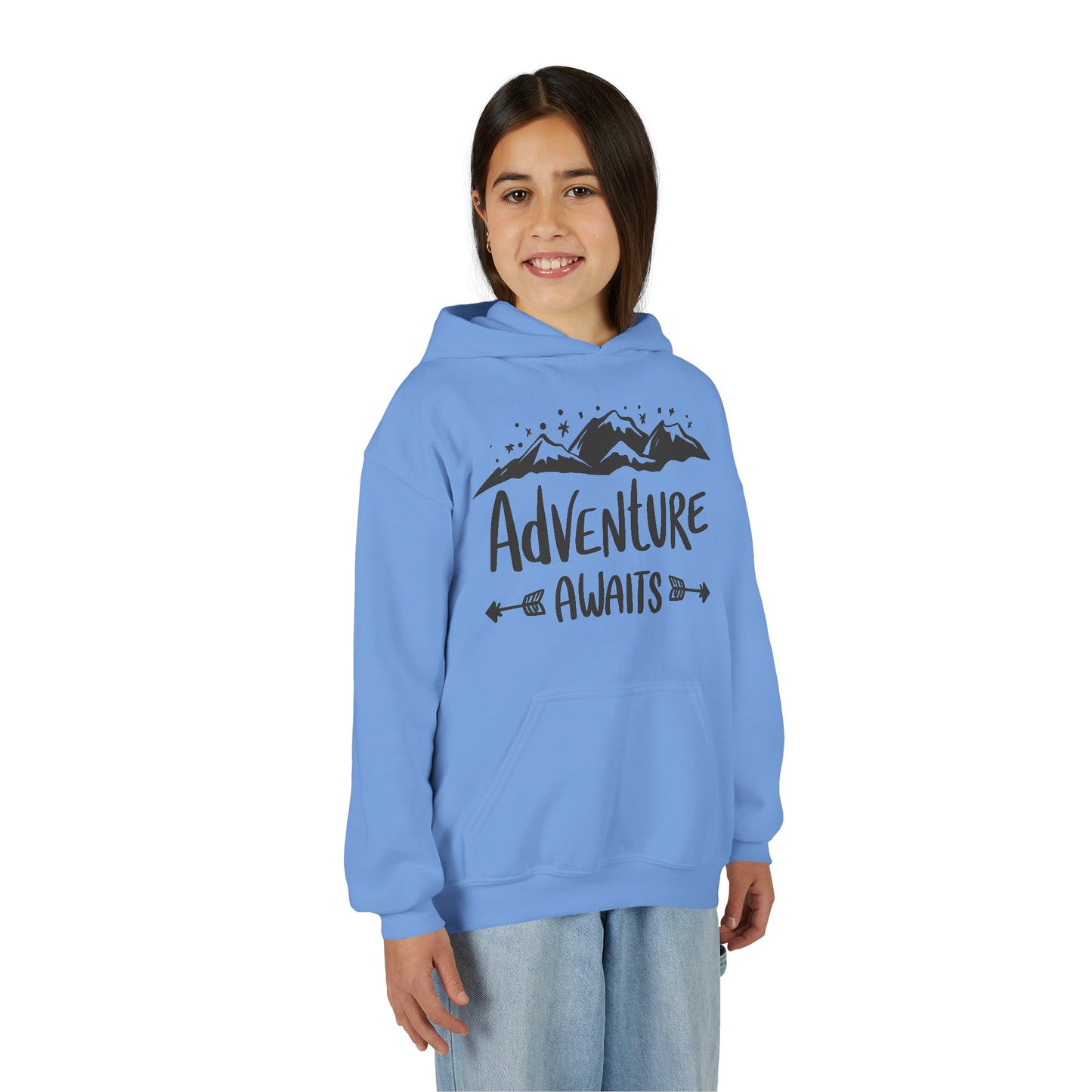 Adventure Awaits Youth Hooded Sweatshirt
