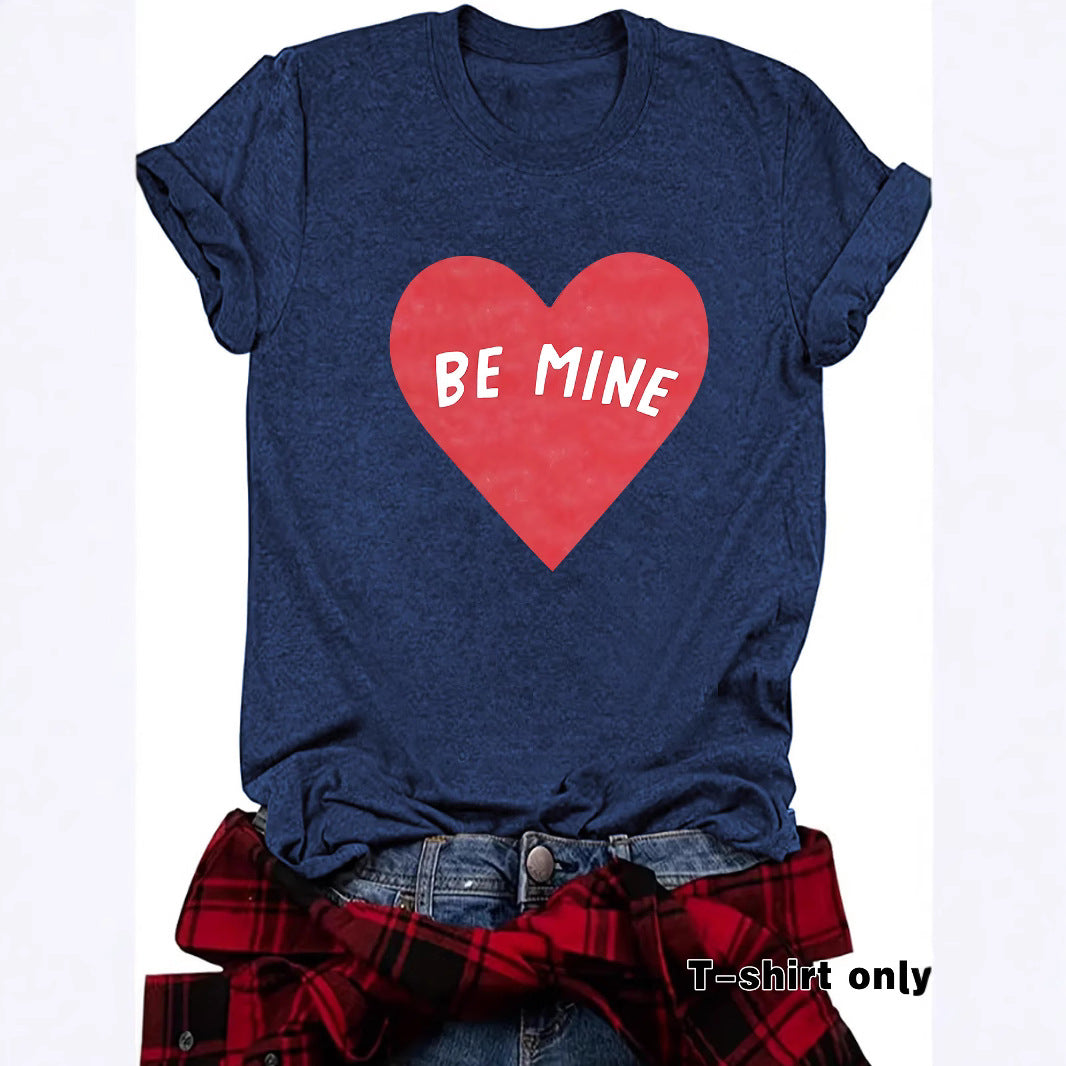 BE MINE Printed Short Sleeve
