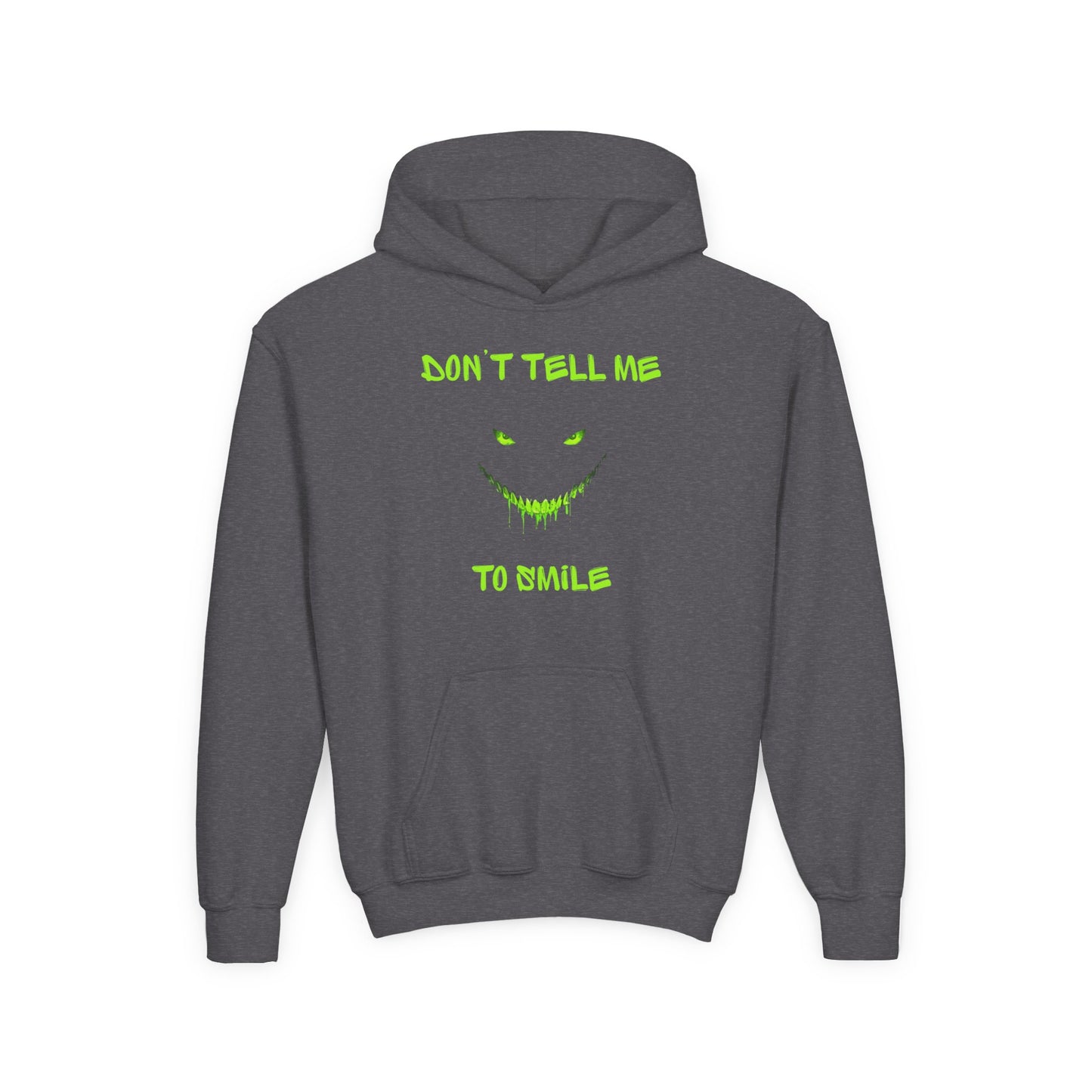 Don't Tell Me to Smile Youth Hoodie