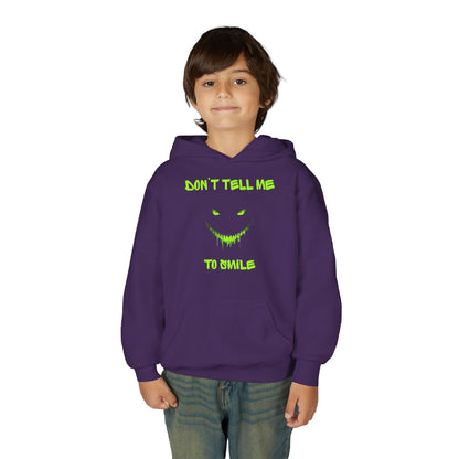 Don't Tell Me to Smile Youth Hoodie