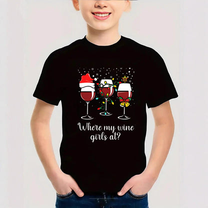Cotton Christmas Children's Short Sleeve T-Shirt