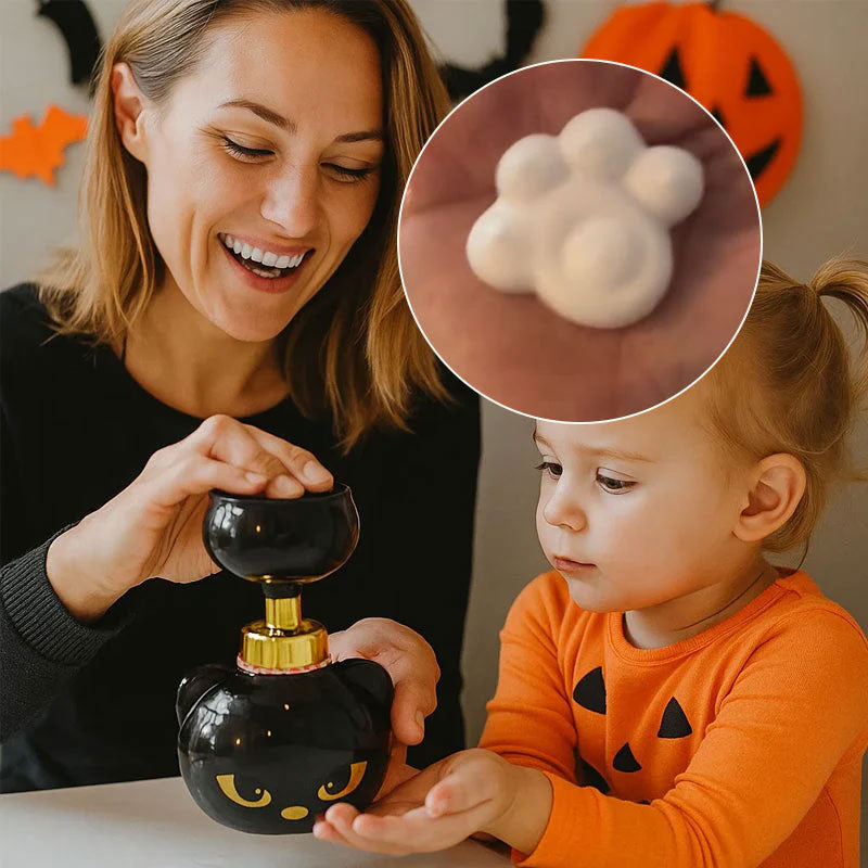 Cute Cat Paw Foam Soap Dispenser. Flower-shaped, funny. Cat lover gift for bathroom/kitchen.